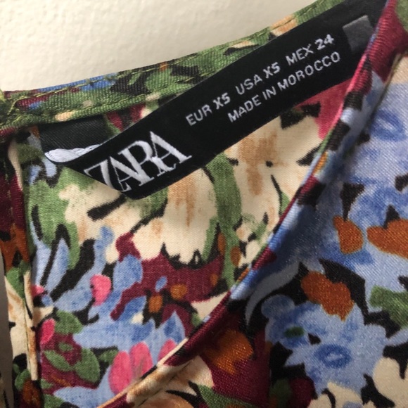Zara floral mini dress - Picture 4 of 4